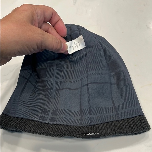 Adidas Black and Gray Knit Beanie Hat - Picture 3 of 3